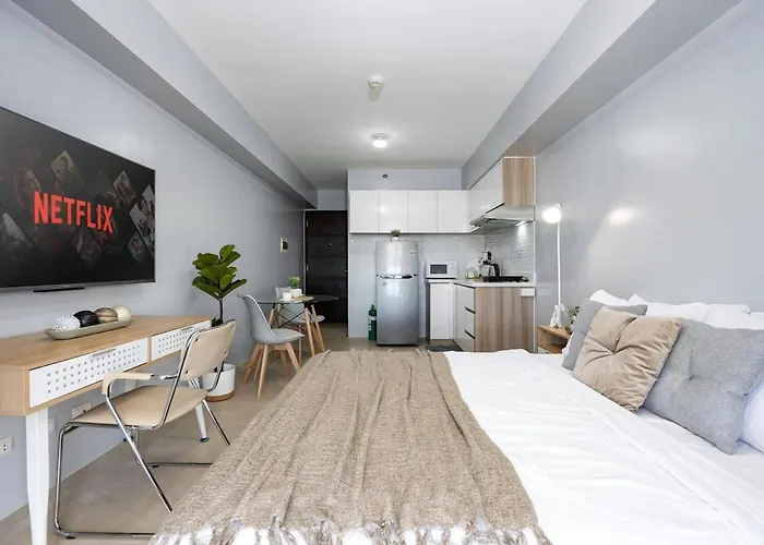 Furnished In It Park With Wifi, Netflix And Pool Access Apartment Cebu